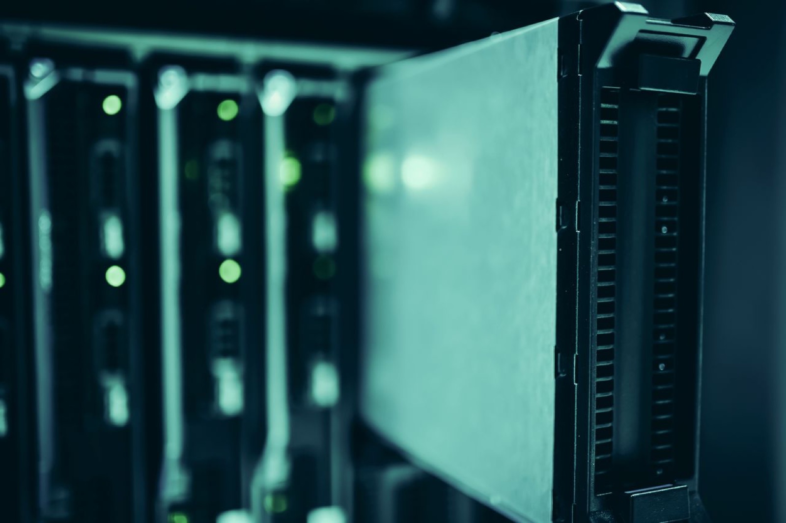 Server equipment in a rack